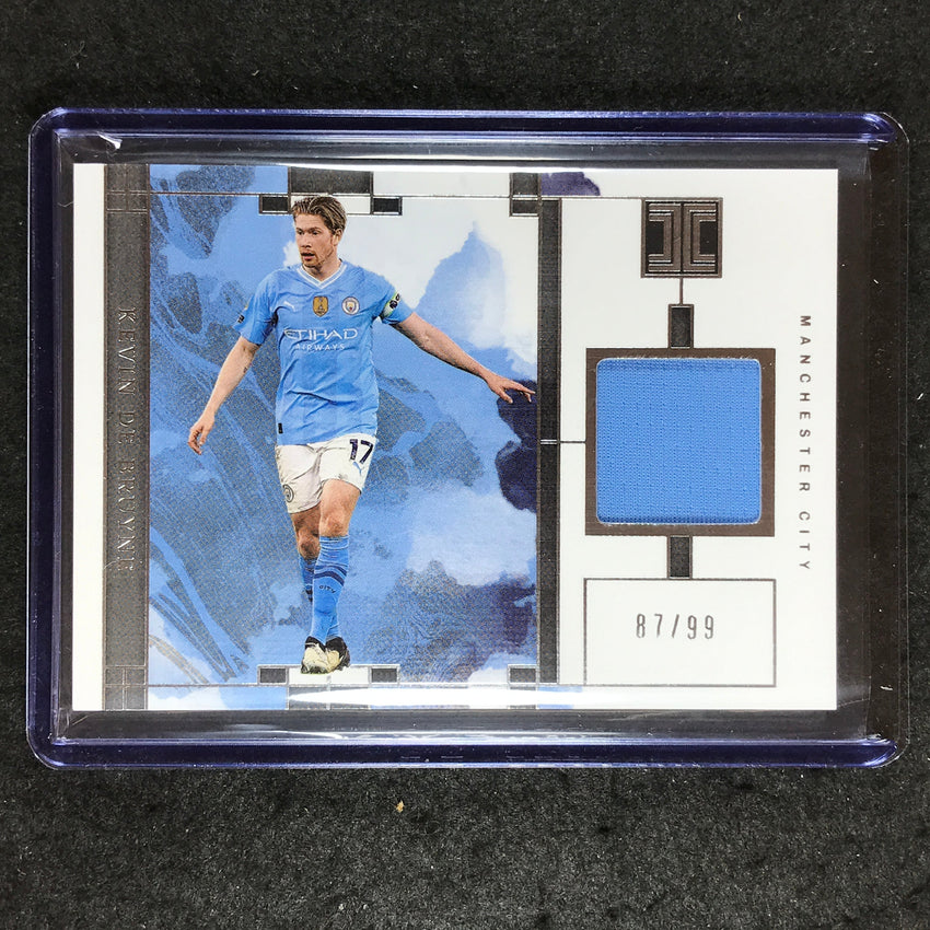 2023-24 Impeccable Soccer KEVIN DE BRUYNE Impeccable Materials Jersey 87/99