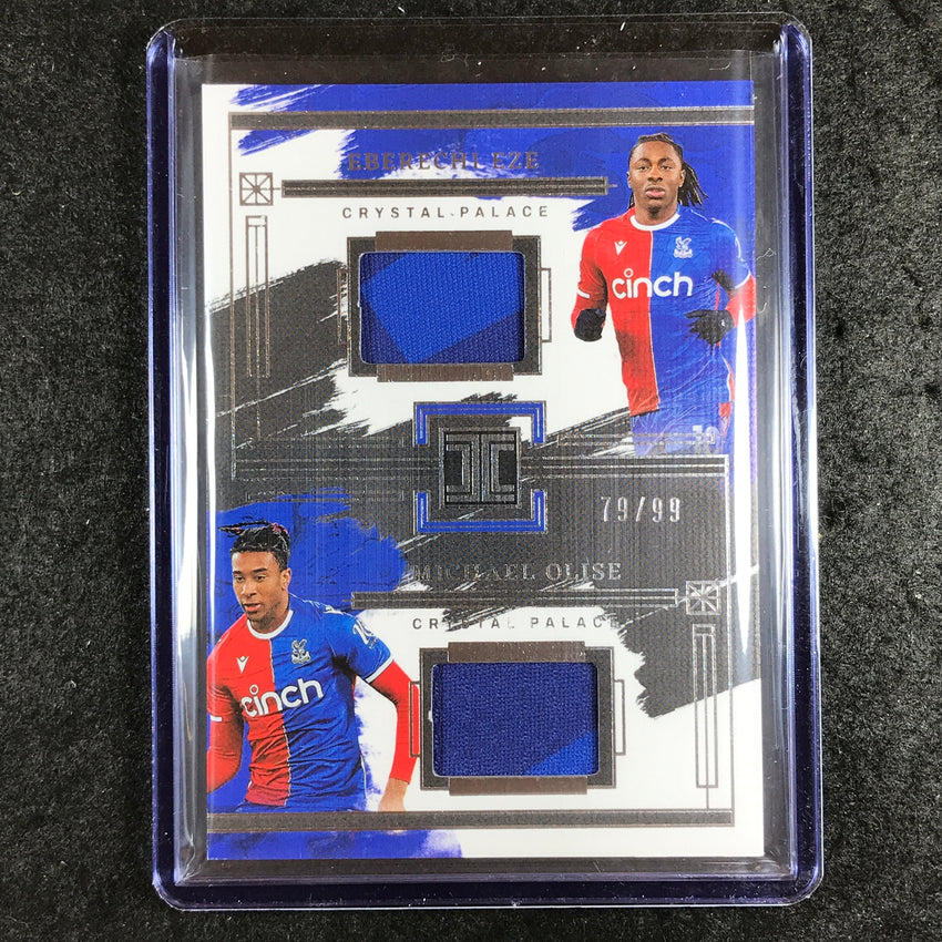 2023-24 Impeccable Soccer EBERECHI EZE MICHAEL OLISE Dual Materials 79/99