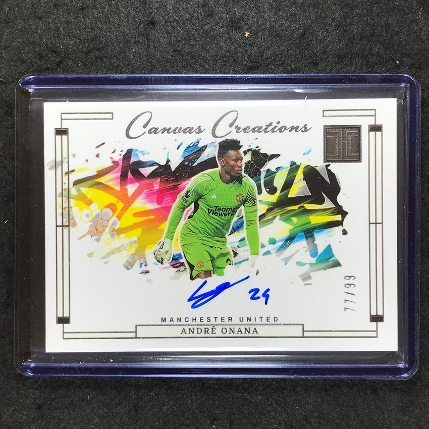 2023-24 Impeccable Soccer ANDRE ONANA Canvas Creations Auto 77/99
