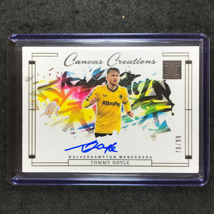 2023-24 Impeccable Soccer TOMMY DOYLE Canvas Creations Auto 78/99