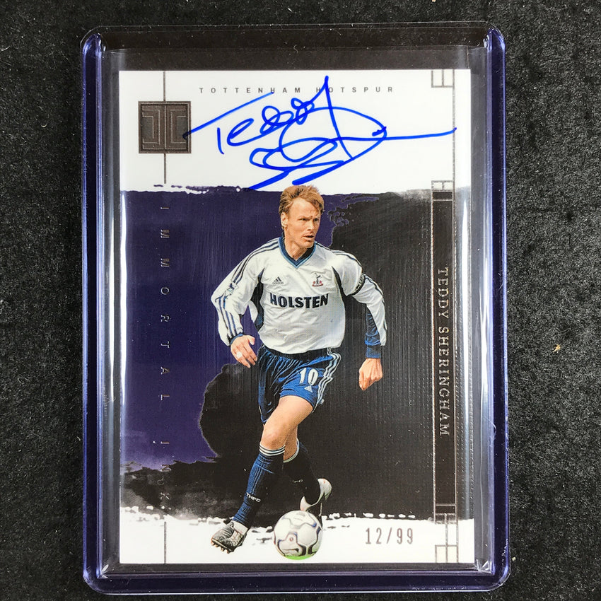 2023-24 Impeccable Soccer TEDDY SHERINGHAM Immortal Ink Auto 12/99