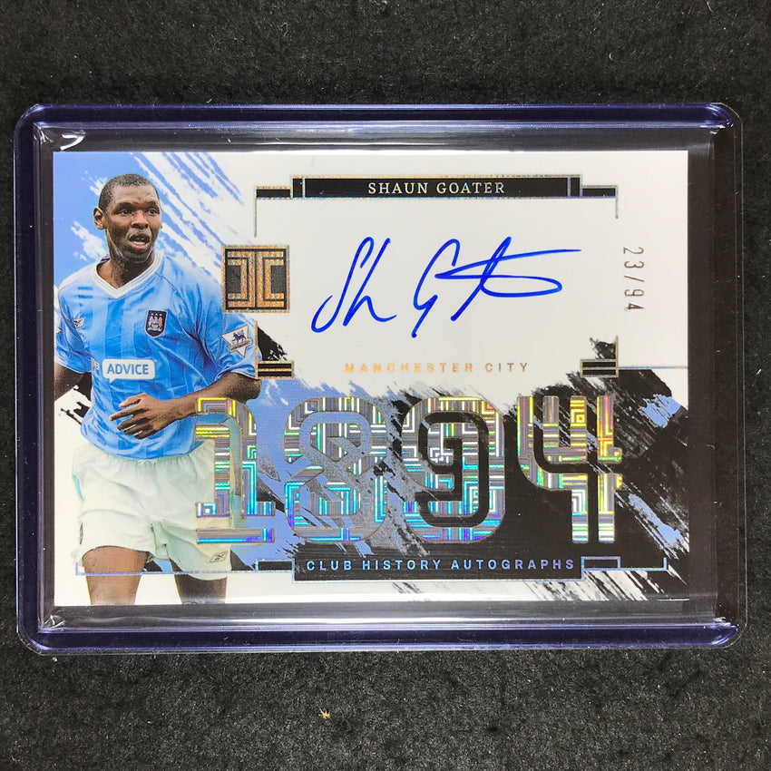 2023-24 Impeccable Soccer SHAUN GOATER Club History Auto 23/94