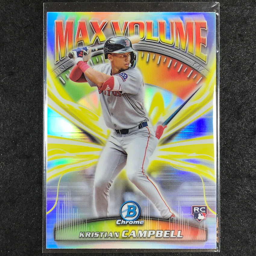 2025 Bowman Chrome KRISTIAN CAMPBELL Max Volume Rookie #7