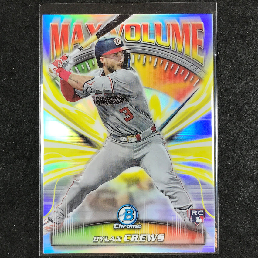 2025 Bowman Chrome DYLAN CREWS Max Volume Rookie #9