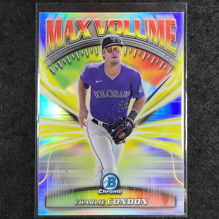 2025 Bowman Chrome CHARLIE CONDON Max Volume #15