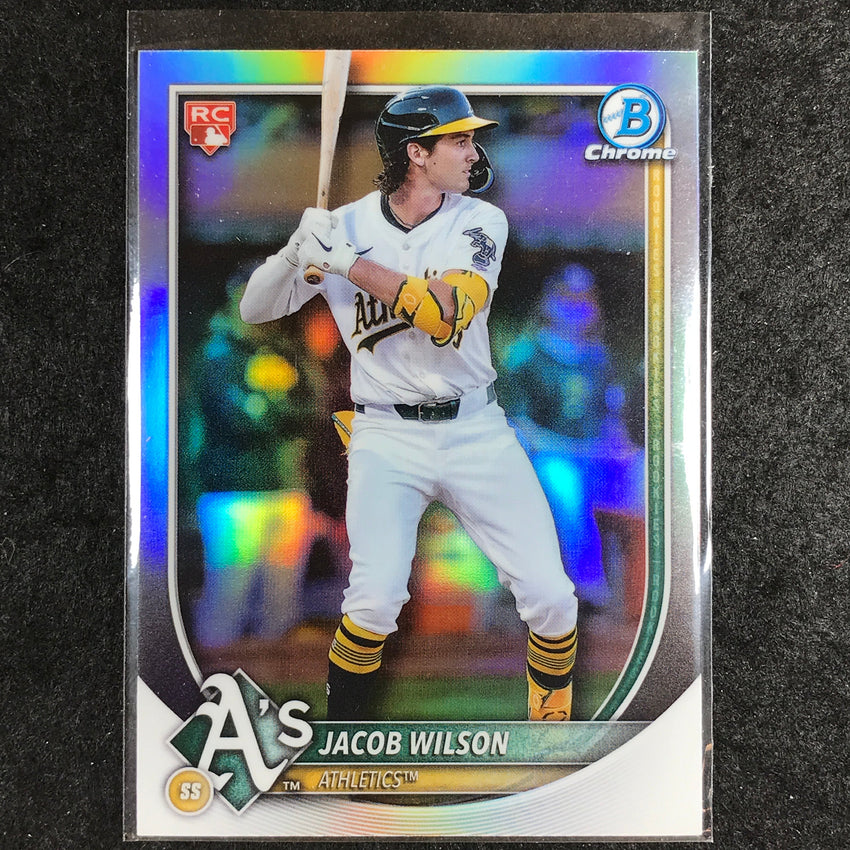 2025 Bowman Chrome JACOB WILSON Rookie Red Variation Refractor #1