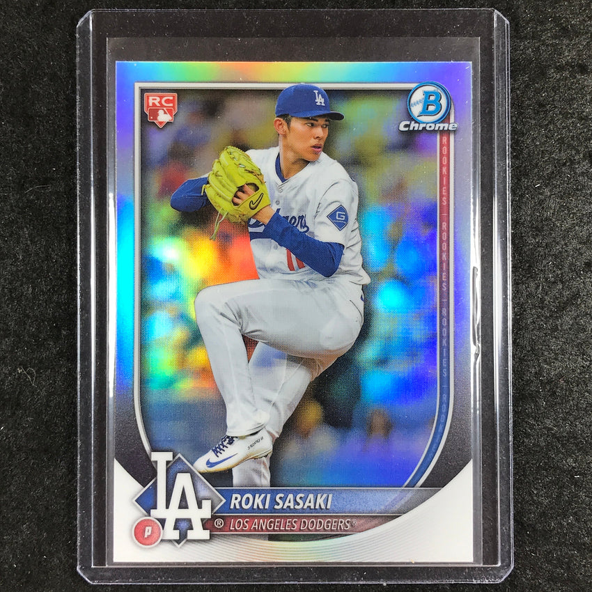 2025 Bowman Chrome ROKI SASAKI Rookie Red Variation Refractor #12