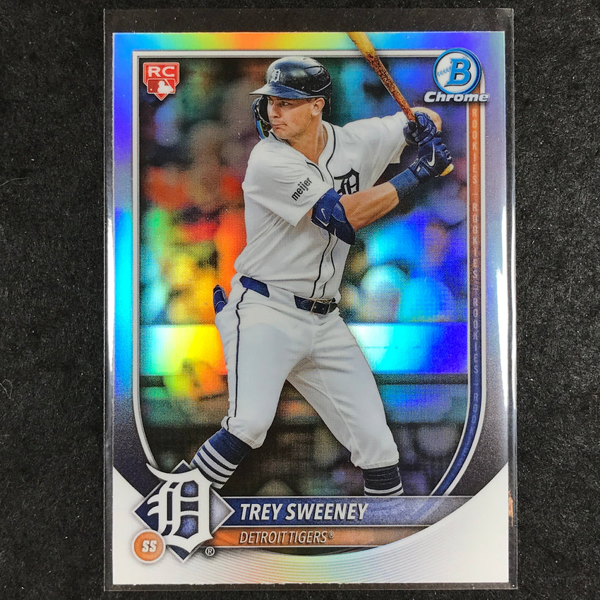 2025 Bowman Chrome TREY SWEENEY Rookie Red Variation Refractor #25