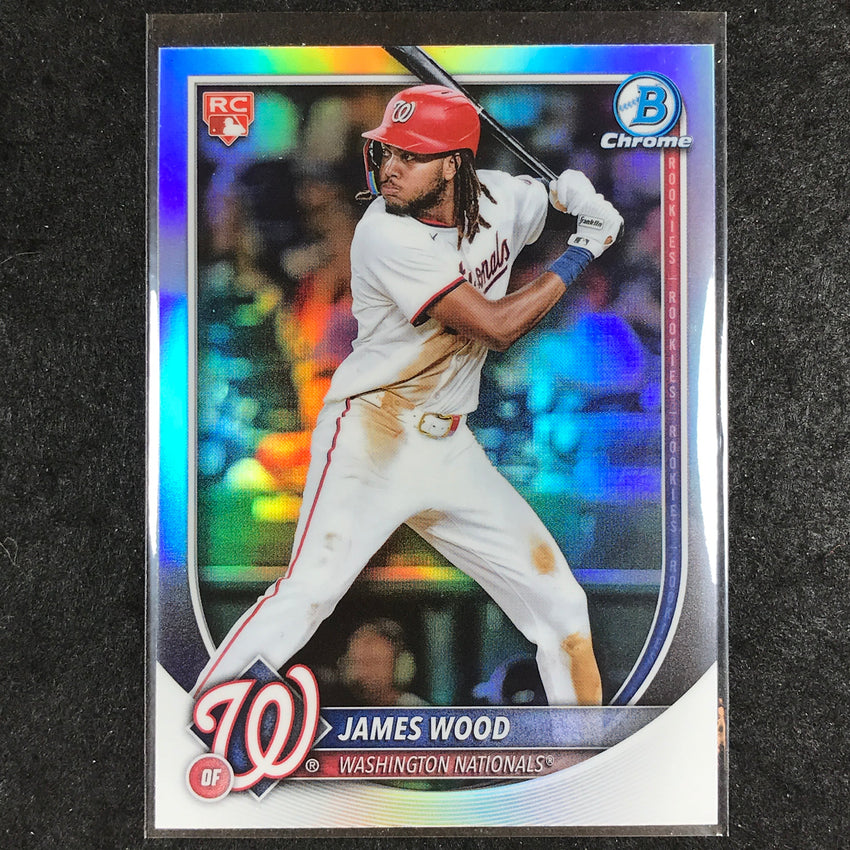2025 Bowman Chrome JAMES WOOD Rookie Red Variation Refractor #29