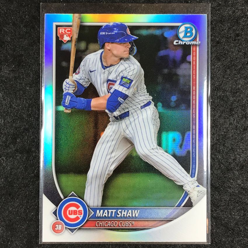 2025 Bowman Chrome MATT SHAW Rookie Red Variation Refractor #46