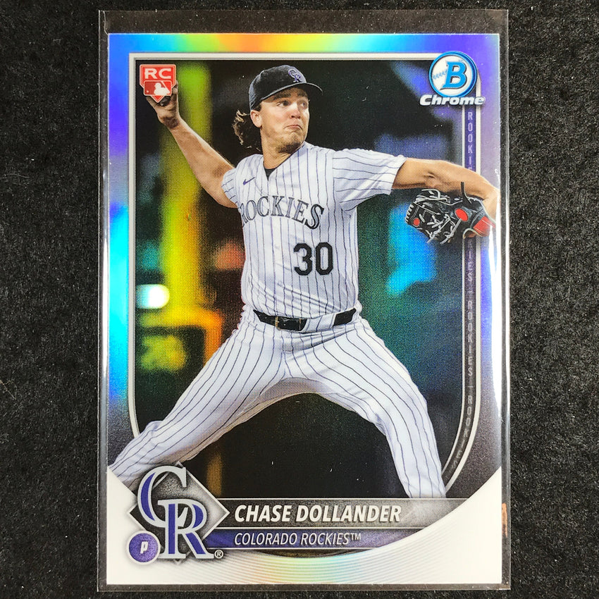2025 Bowman Chrome CHASE DOLLANDER Rookie Red Variation Refractor #62
