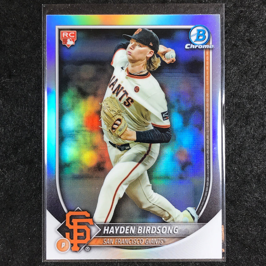 2025 Bowman Chrome HAYDEN BIRDSONG Rookie Red Variation Refractor #63