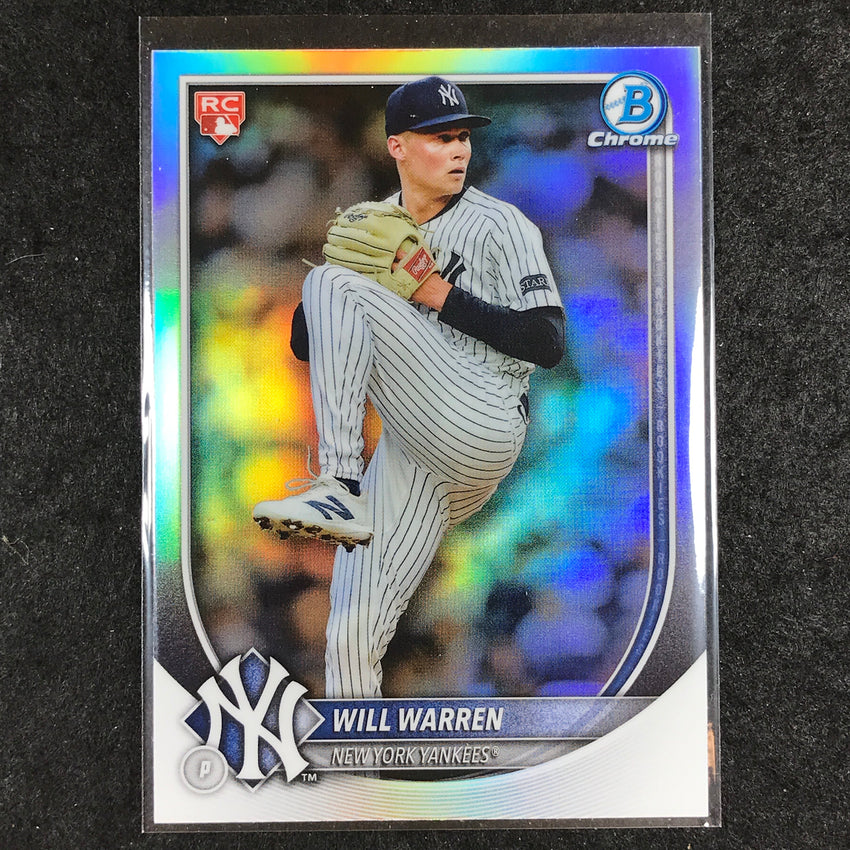 2025 Bowman Chrome WILL WARREN Rookie Red Variation Refractor #79