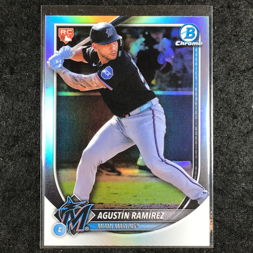 2025 Bowman Chrome AGUSTIN RAMIREZ Rookie Red Variation Refractor #91