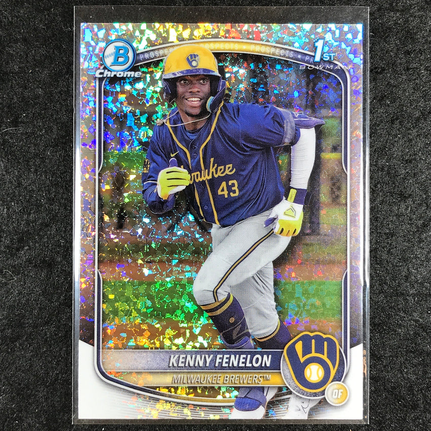 2025 Bowman Chrome KENNY FENELON Prospect 1st Bowman Mini-Diamond #190