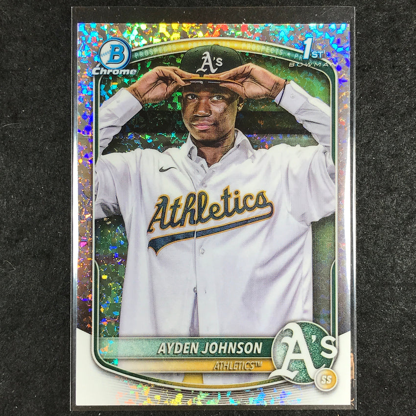2025 Bowman Chrome AYDEN JOHNSON Prospect 1st Bowman Mini-Diamond #197