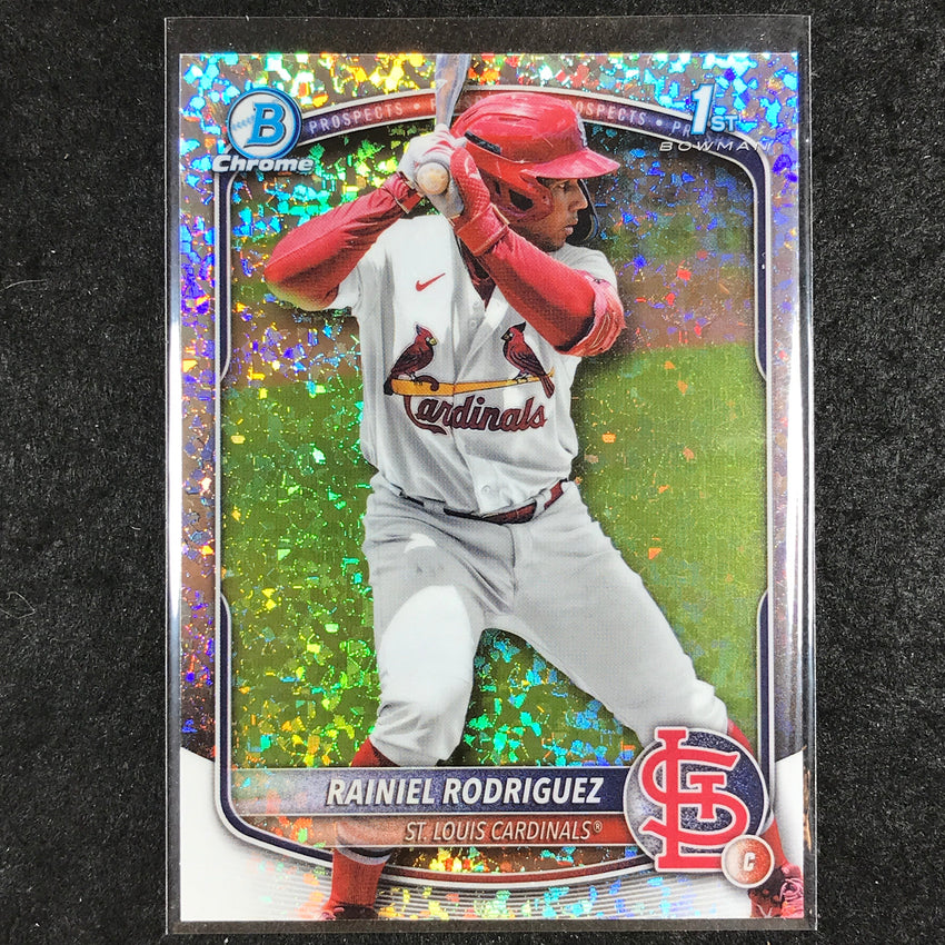 2025 Bowman Chrome RAINIEL RODRIGUEZ Prospect 1st Bowman Mini-Diamond #200