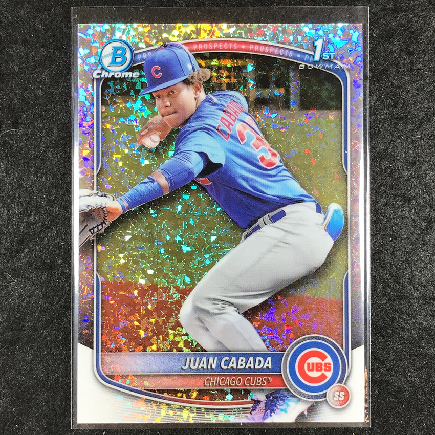 2025 Bowman Chrome JUAN CABADA Prospect 1st Bowman Mini-Diamond #207