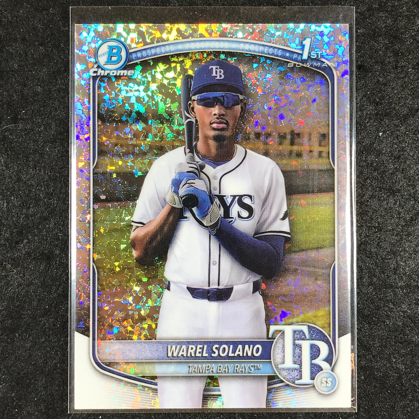 2025 Bowman Chrome WAREL SOLANO Prospect 1st Bowman Mini-Diamond #225