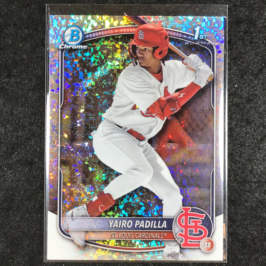 2025 Bowman Chrome YAIRO PADILLA Prospect 1st Bowman Mini-Diamond #236