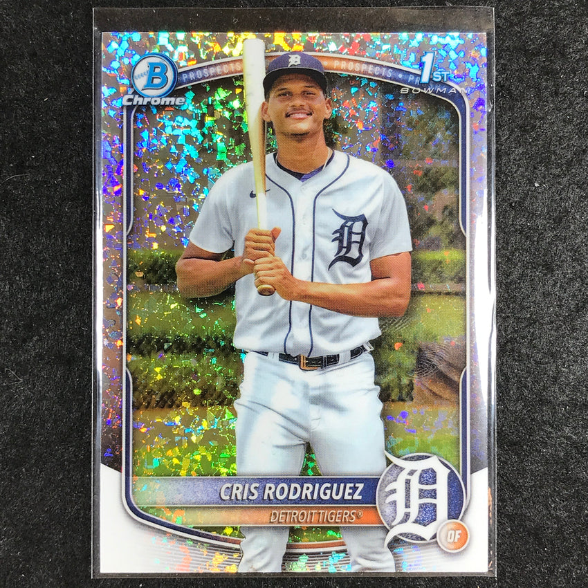 2025 Bowman Chrome CRIS RODRIGUEZ Prospect 1st Bowman Mini-Diamond #250