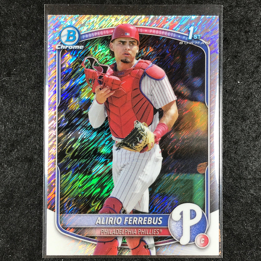 2025 Bowman Chrome ALIRIO FERREBUS Prospect 1st Bowman Shimmer Refractor #198