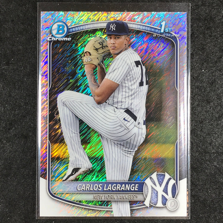 2025 Bowman Chrome CARLOS LAGRANGE Prospect 1st Bowman Shimmer Refractor #202
