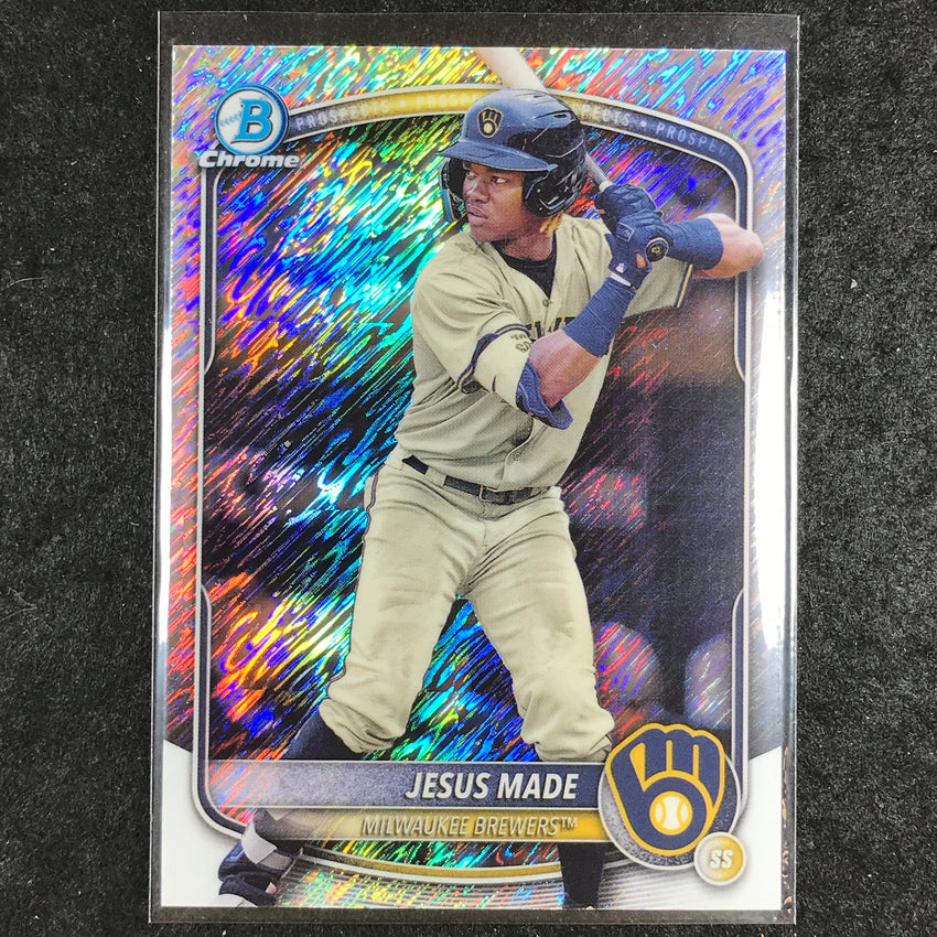 2025 Bowman Chrome JESUS MADE Prospect Shimmer Refractor #245
