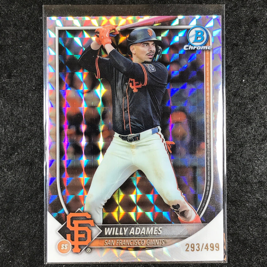 2025 Bowman Chrome WILLY ADAMES Base Geometric 293/499 #14