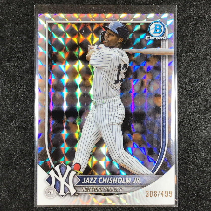 2025 Bowman Chrome JAZZ CHISHOLM JR. Base Geometric 308/499 #34