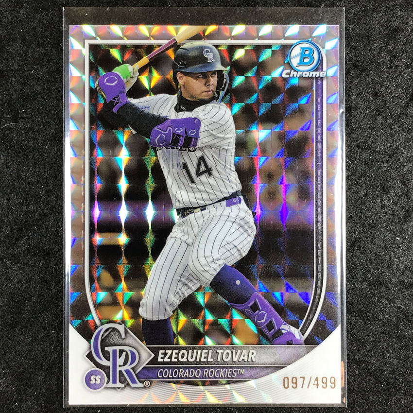 2025 Bowman Chrome EZEQUIEL TOVAR Base Geometric 97/499 #87