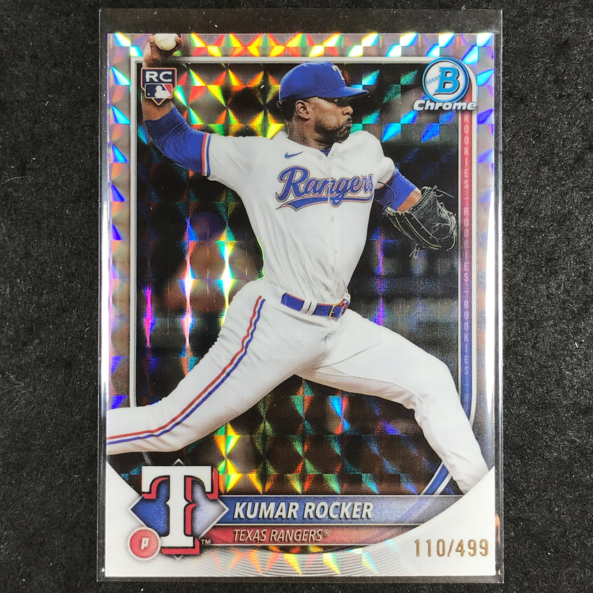 2025 Bowman Chrome KUMAR ROCKER Rookie Base Geometric 110/499 #98