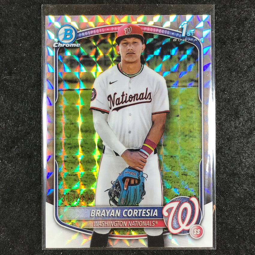 2025 Bowman Chrome BRAYAN CORTESIA Prospect 1st Bowman Geometric 317/499 #211