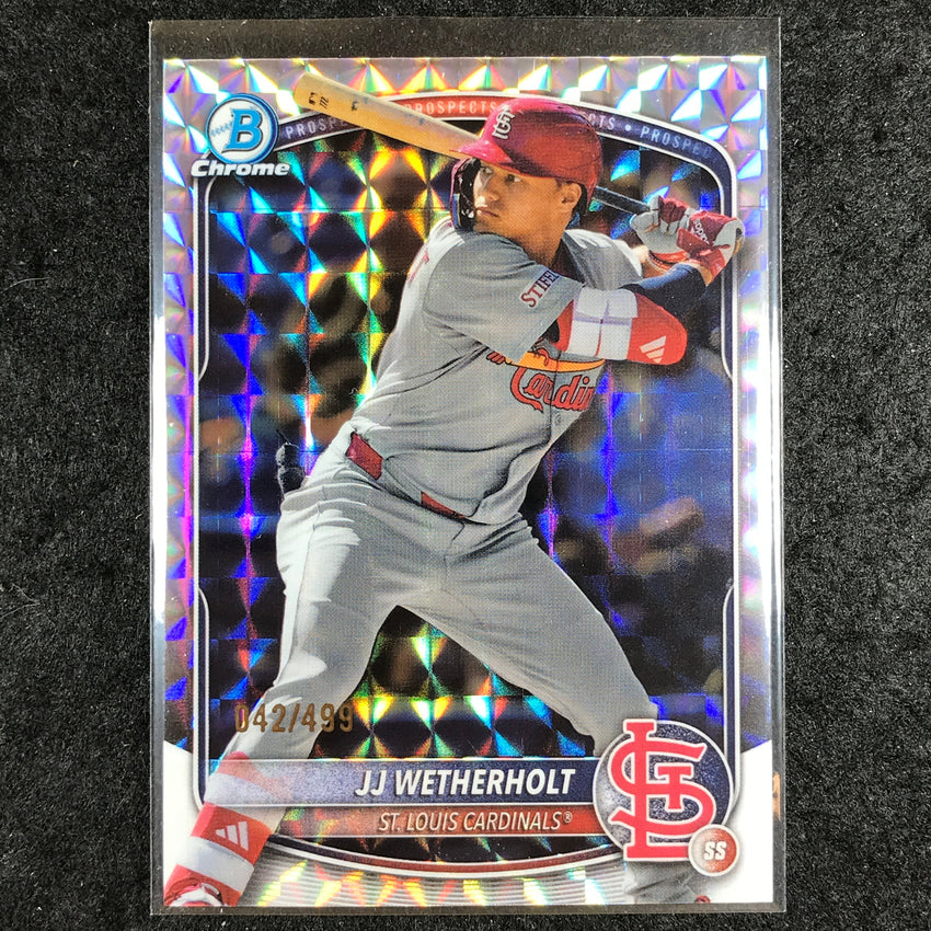 2025 Bowman Chrome JJ WETHERHOLT Prospect Geometric 42/499 #241