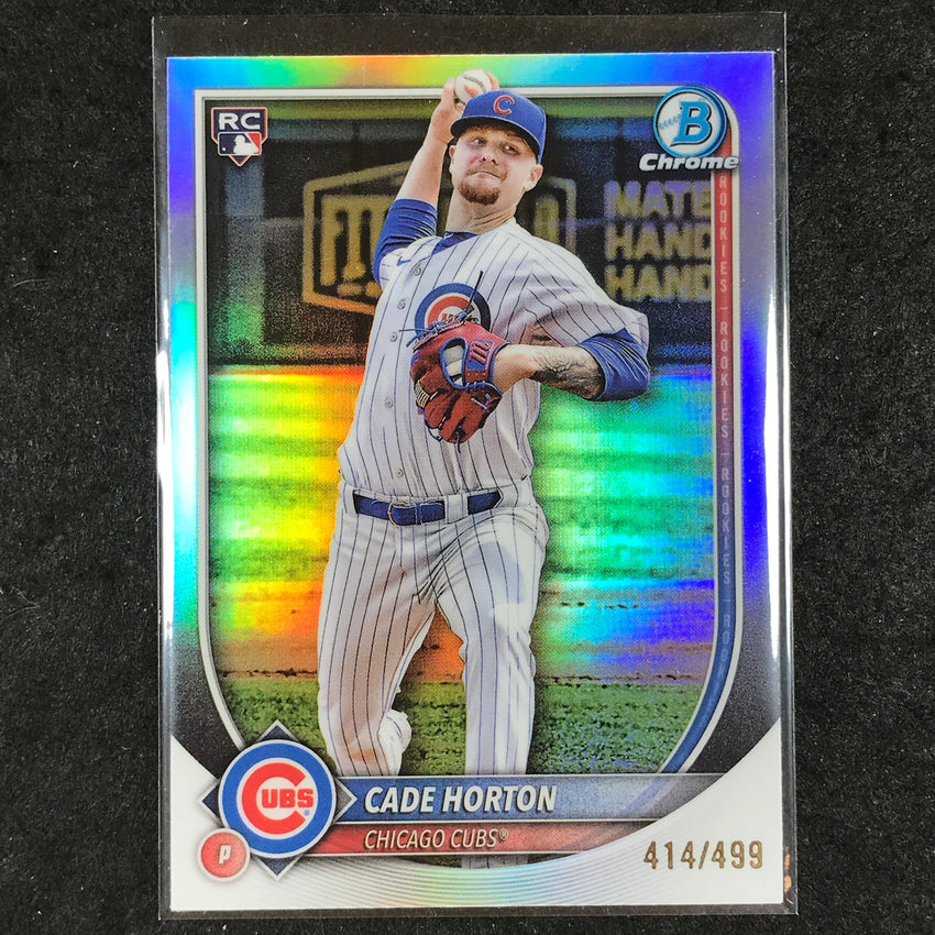2025 Bowman Chrome CADE HORTON Rookie Base Refractor 414/499 #10