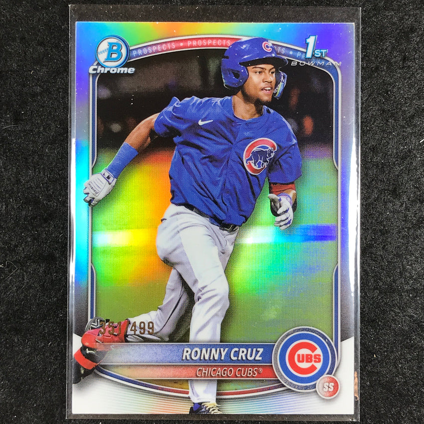 2025 Bowman Chrome RONNY CRUZ Prospect 1st Bowman Refractor 351/499 #213