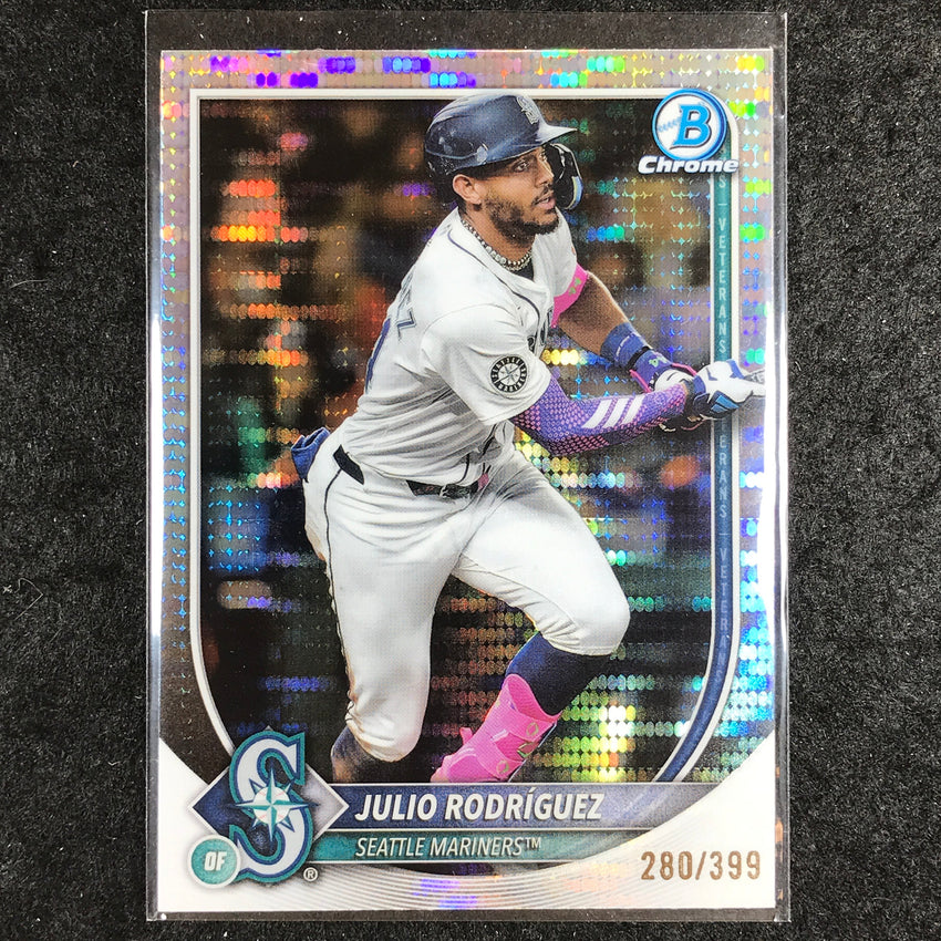 2025 Bowman Chrome JULIO RODRIGUEZ Base Pulsar 280/399 #66