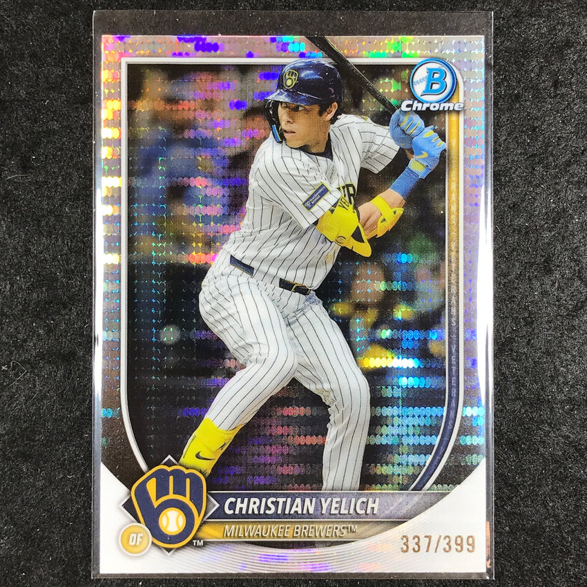 2025 Bowman Chrome CHRISTIAN YELICH Base Pulsar 337/399 #70