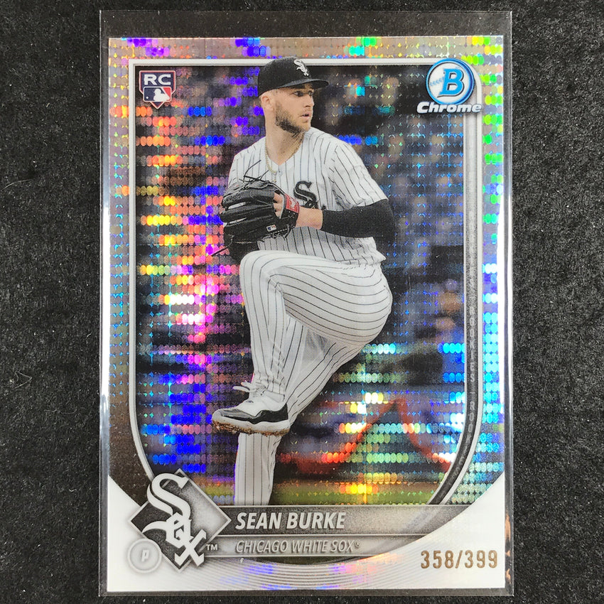 2025 Bowman Chrome SEAN BURKE Rookie Base Pulsar 358/399 #73