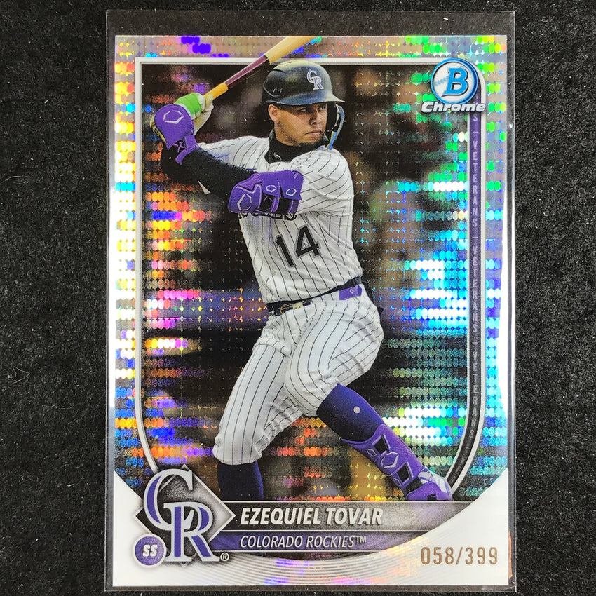 2025 Bowman Chrome EZEQUIEL TOVAR Base Pulsar 58/399 #87