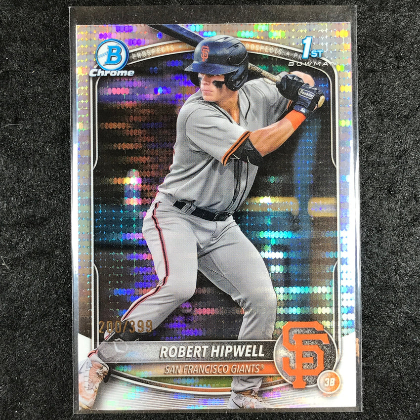 2025 Bowman Chrome ROBERT HIPWELL Prospect 1st Bowman Pulsar 200/399 #238