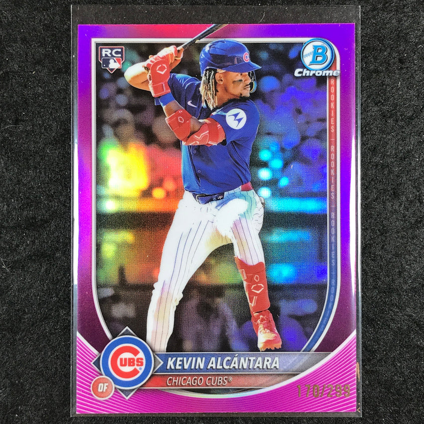 2025 Bowman Chrome KEVIN ALCANTARA Rookie Base Fuchsia 170/299 #44