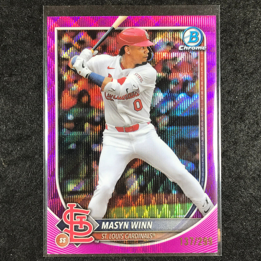 2025 Bowman Chrome MASYN WINN Base Fuchsia Wave 137/299 #64