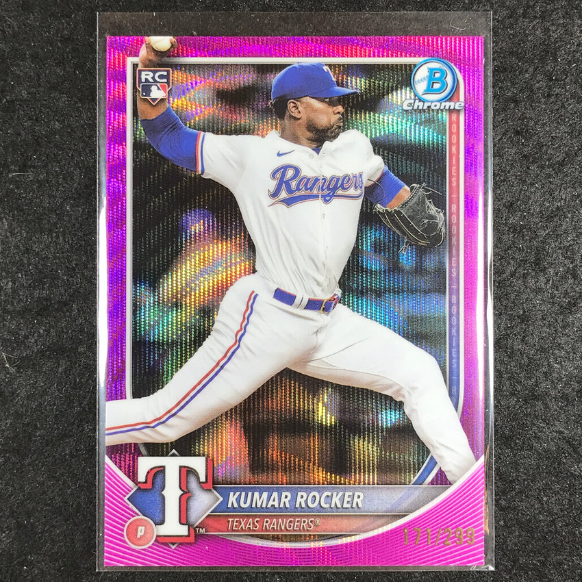 2025 Bowman Chrome KUMAR ROCKER Rookie Base Fuchsia Wave 171/299 #98