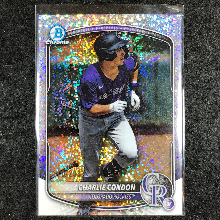 2025 Bowman Chrome CHARLIE CONDON Prospect Speckle 110/299 #248