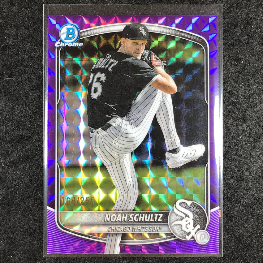 2025 Bowman Chrome NOAH SCHULTZ Prospect Purple Geometric 164/250 #177