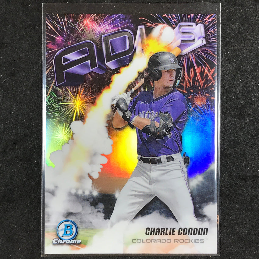 2025 Bowman Chrome CHARLIE CONDON Adios #16