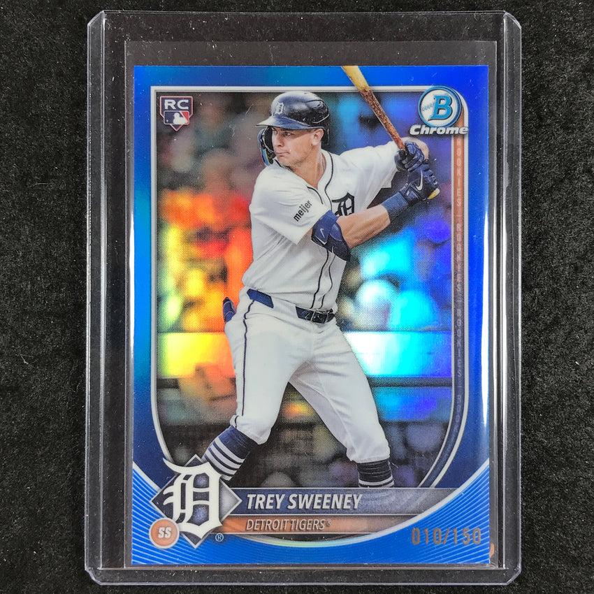 2025 Bowman Chrome TREY SWEENEY Rookie Base Blue 10/150 #25
