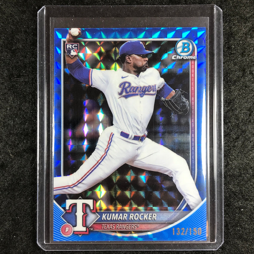 2025 Bowman Chrome KUMAR ROCKER Rookie Base Blue Geometric 132/150 #98