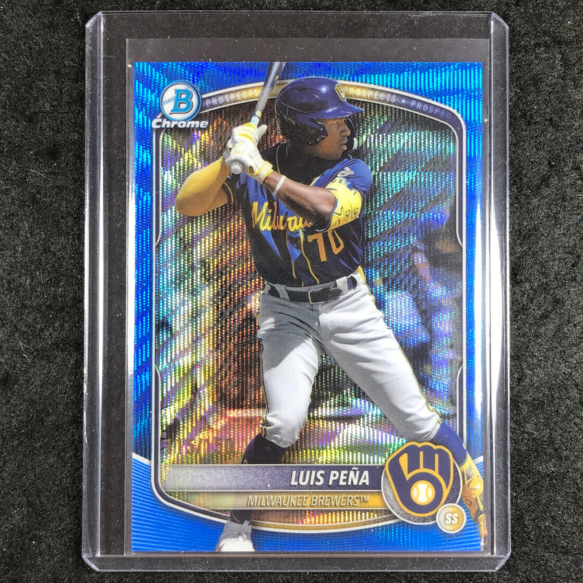 2025 Bowman Chrome LUIS PENA Prospect Blue Wave 115/150 #239